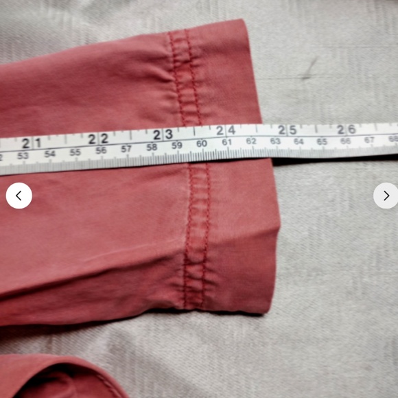 SO Women's zip-up pink colored utility jacket sz M pockets cinch waist - Picture 6 of 7